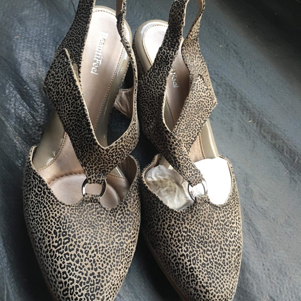 Beautifeel Animal Print Heels Sz 37